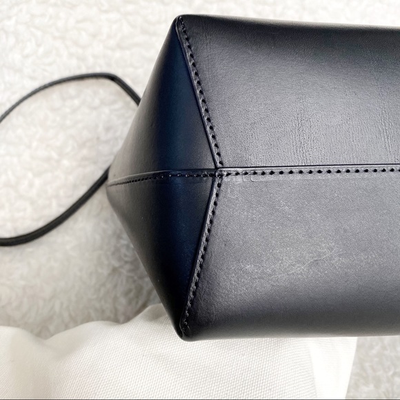 Mansur Gavriel Mini Bucket Bag Black Flamma - Picture 7 of 14